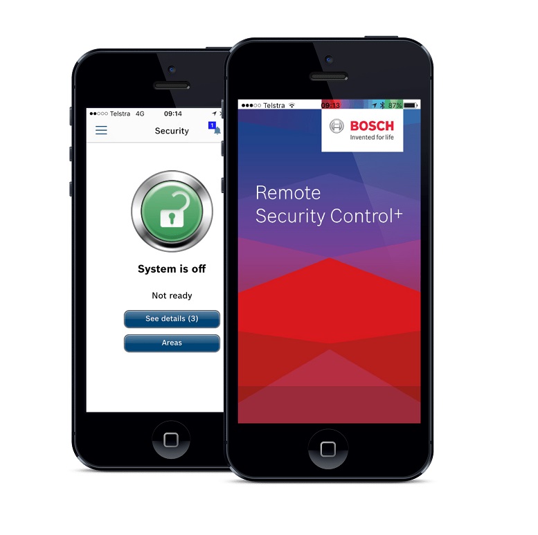 Bosch RSC Plus alarm app