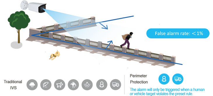 TiOC camera perimeter protection